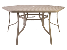 Mesa Hexagonal Porto Rico c/ ou s/ Furo