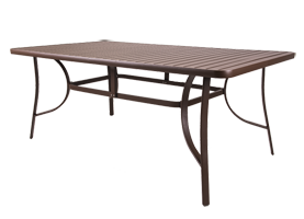 Mesa Retangular Porto Rico c/ ou s/ Furo